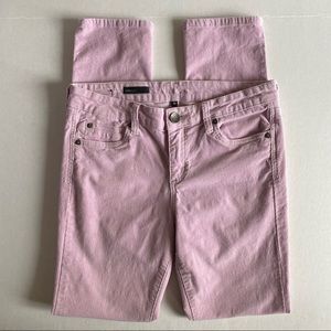 KUT from the KLOTH Diana Skinny Blush Pink Corduroy Cords, 10
